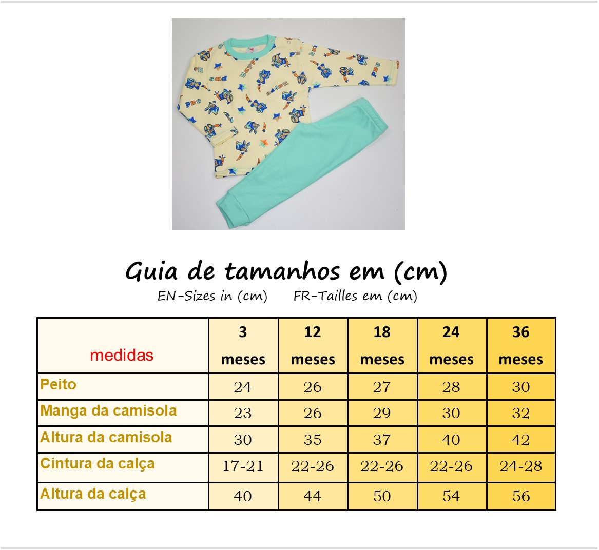 Camisola Bebé Menino Cor Amarelo Tamanho 12 MESES